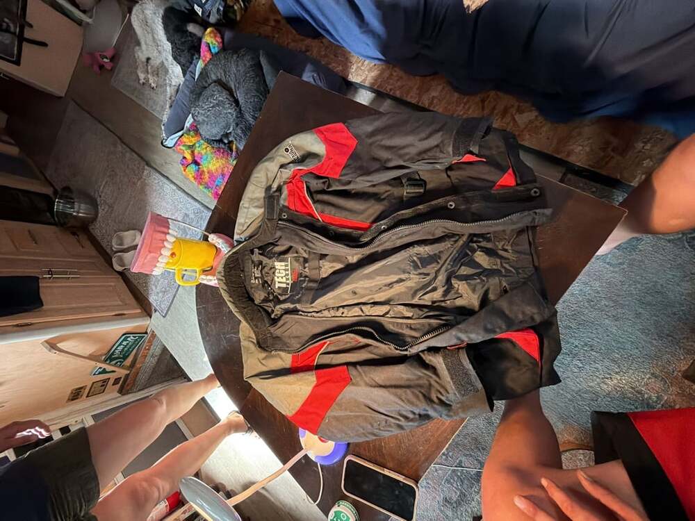 Tour Master Tech Jacket Black Red Gray Motorcycle Jacket